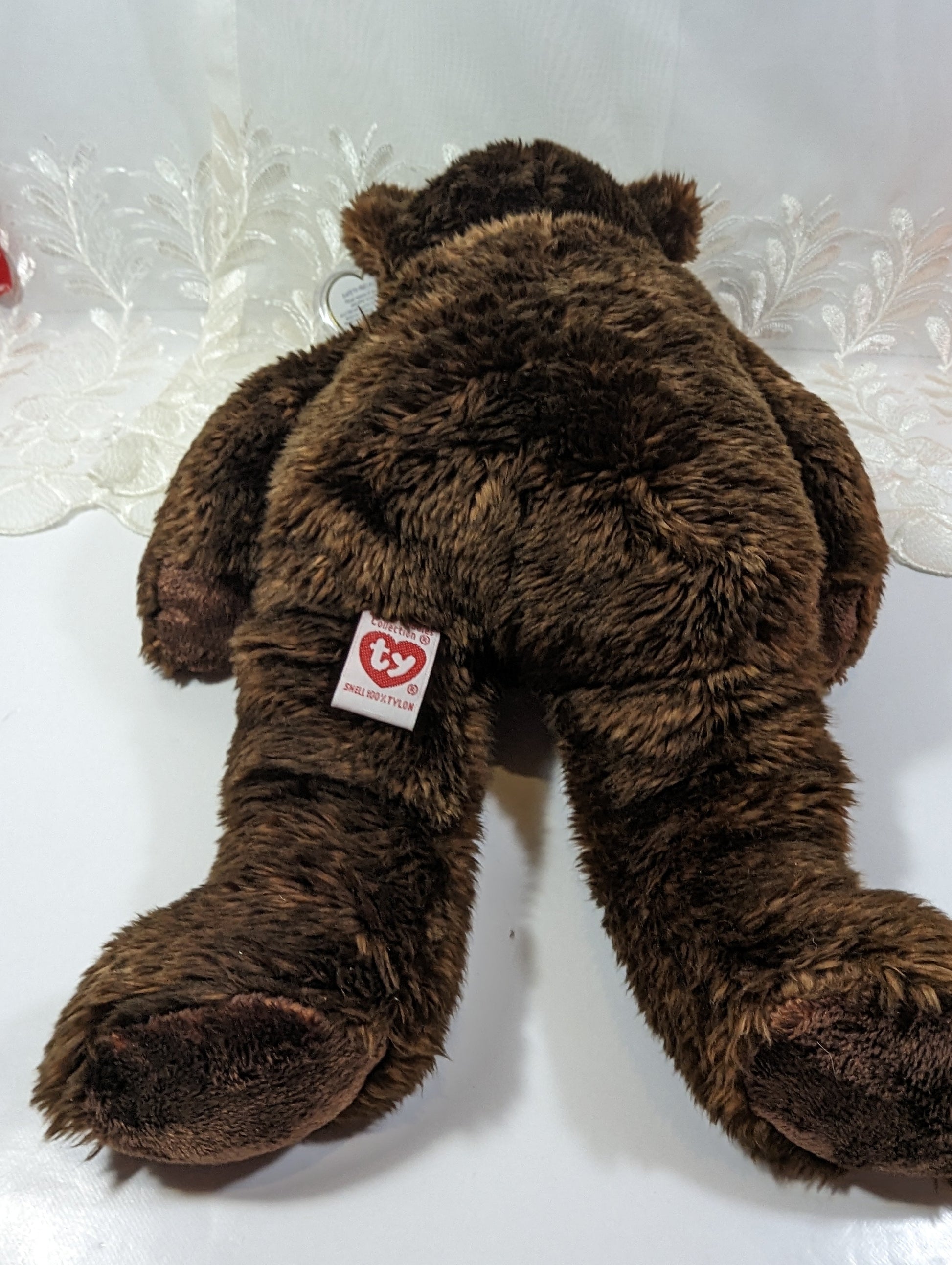 Ty Beanie Buddy - M.C. Beanie the Brown Mastercard Bear (14in) Near Mint Tag - Vintage Beanies Canada