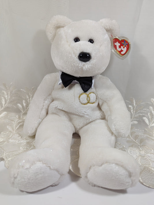 Ty Beanie Buddy - Mr. The Groom Bear (14in) Near Mint Tag - Vintage Beanies Canada