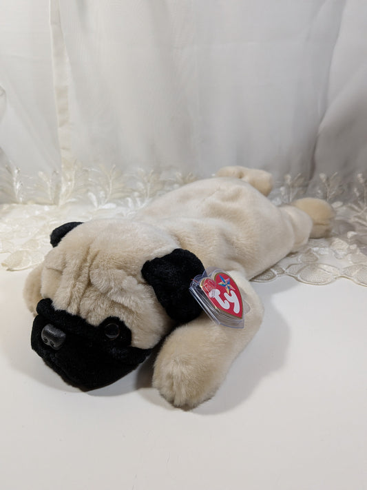 Ty Beanie Buddy - Pugsley The Pug (14in) - Vintage Beanies Canada