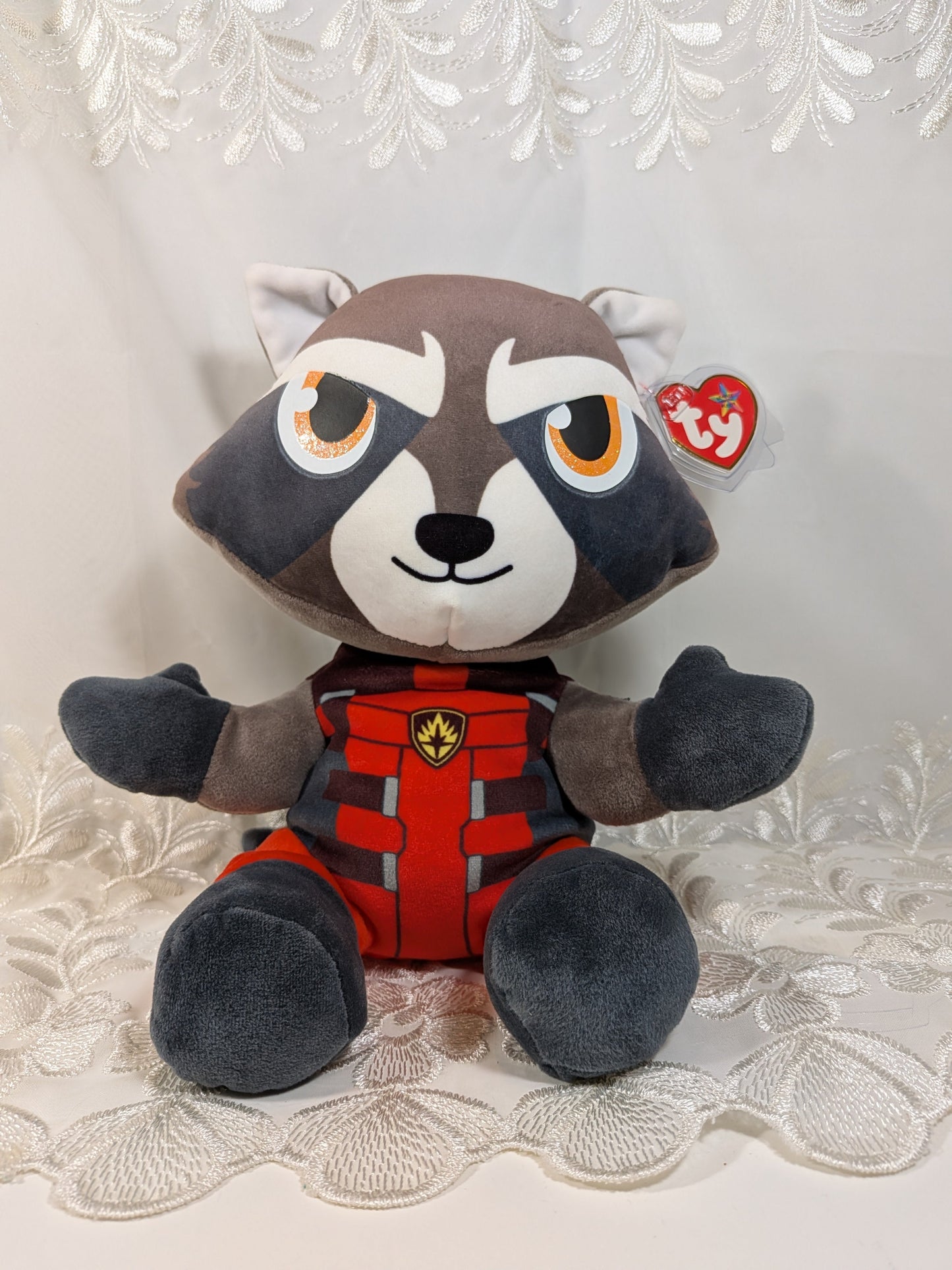 Ty Beanie Buddy - Rocket The Raccoon From Marvel (11in) - Vintage Beanies Canada