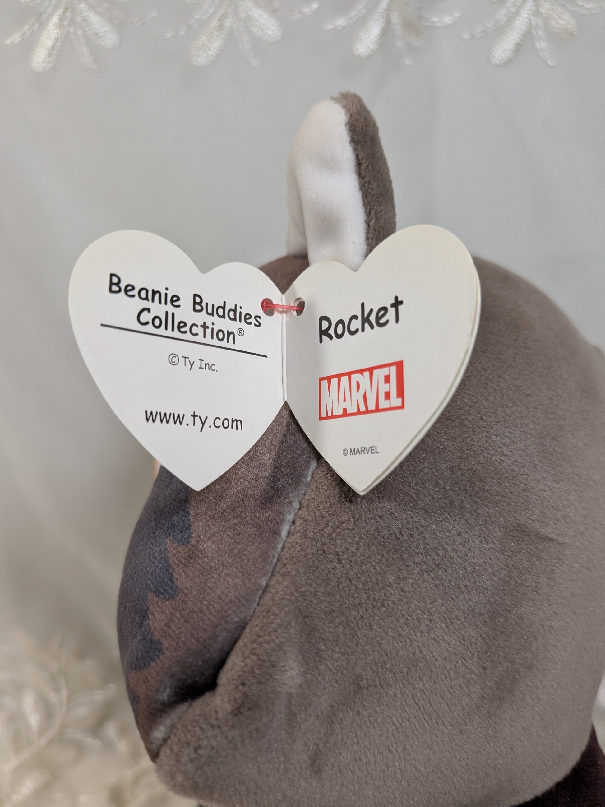 Ty Beanie Buddy - Rocket The Raccoon From Marvel (11in) - Vintage Beanies Canada