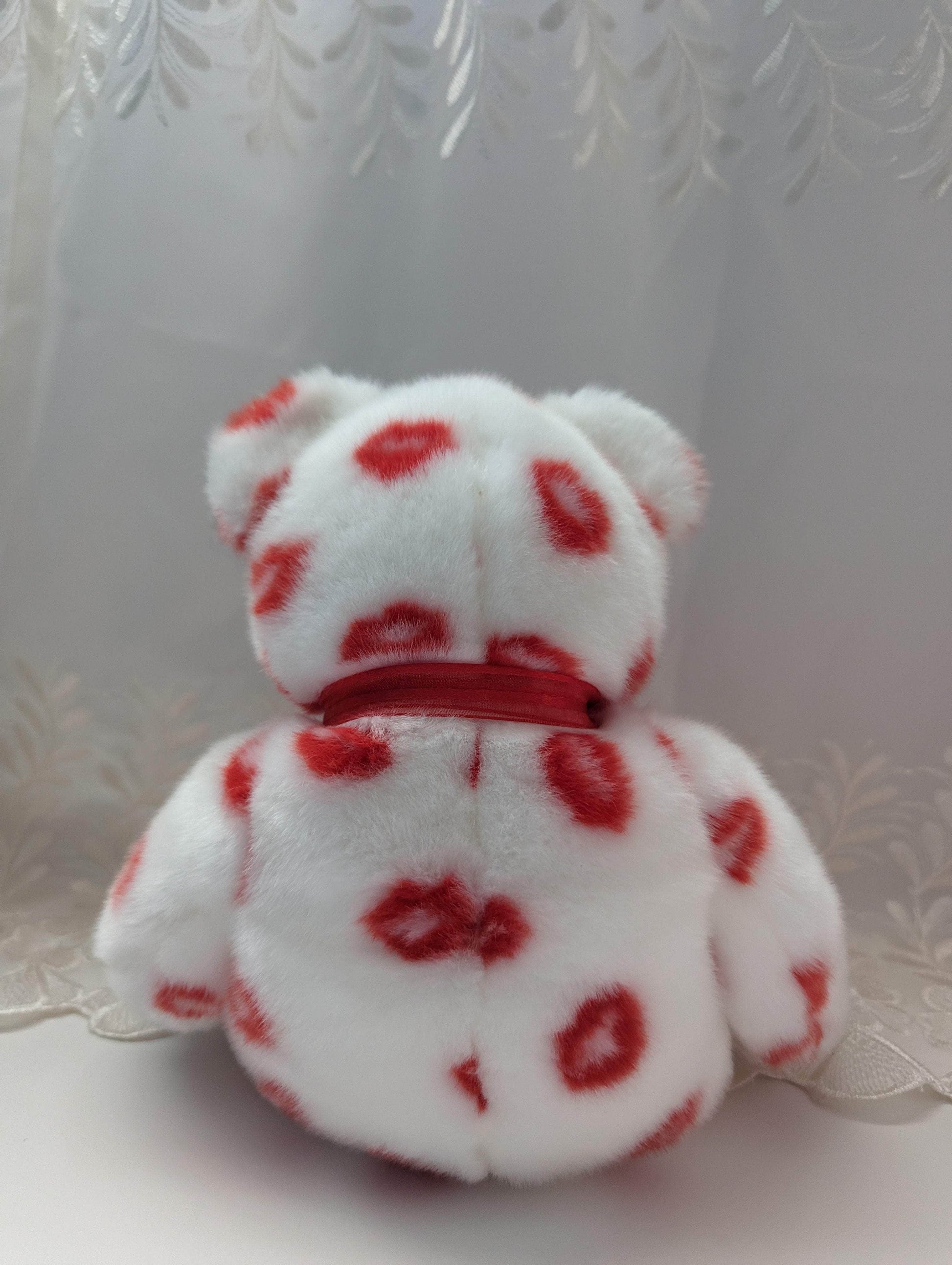 Ty Beanie Buddy - Smooch The Bear (13in) - Vintage Beanies Canada