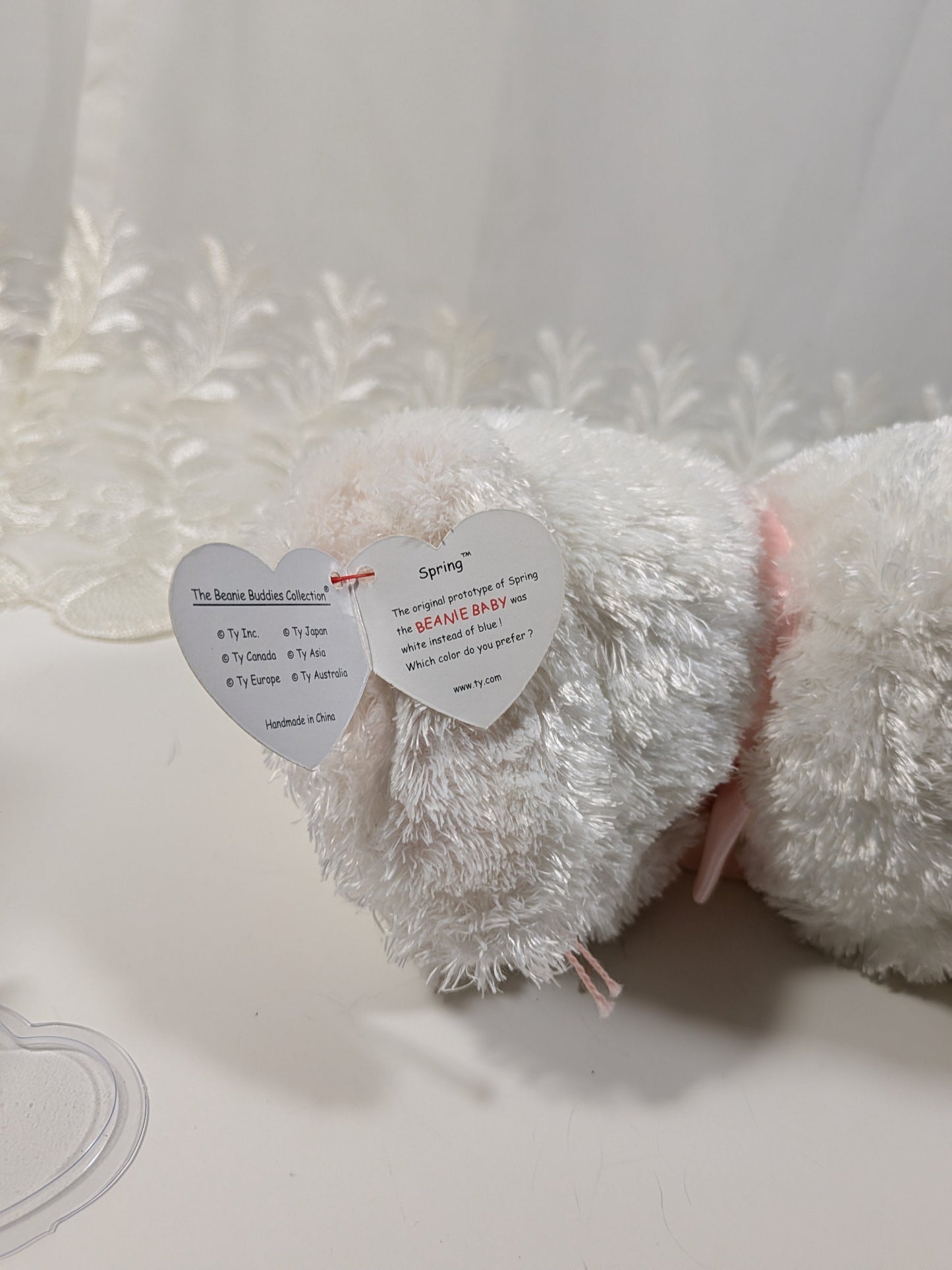 Ty Beanie Buddy - Spring The Bunny Rabbit (11in) - Vintage Beanies Canada