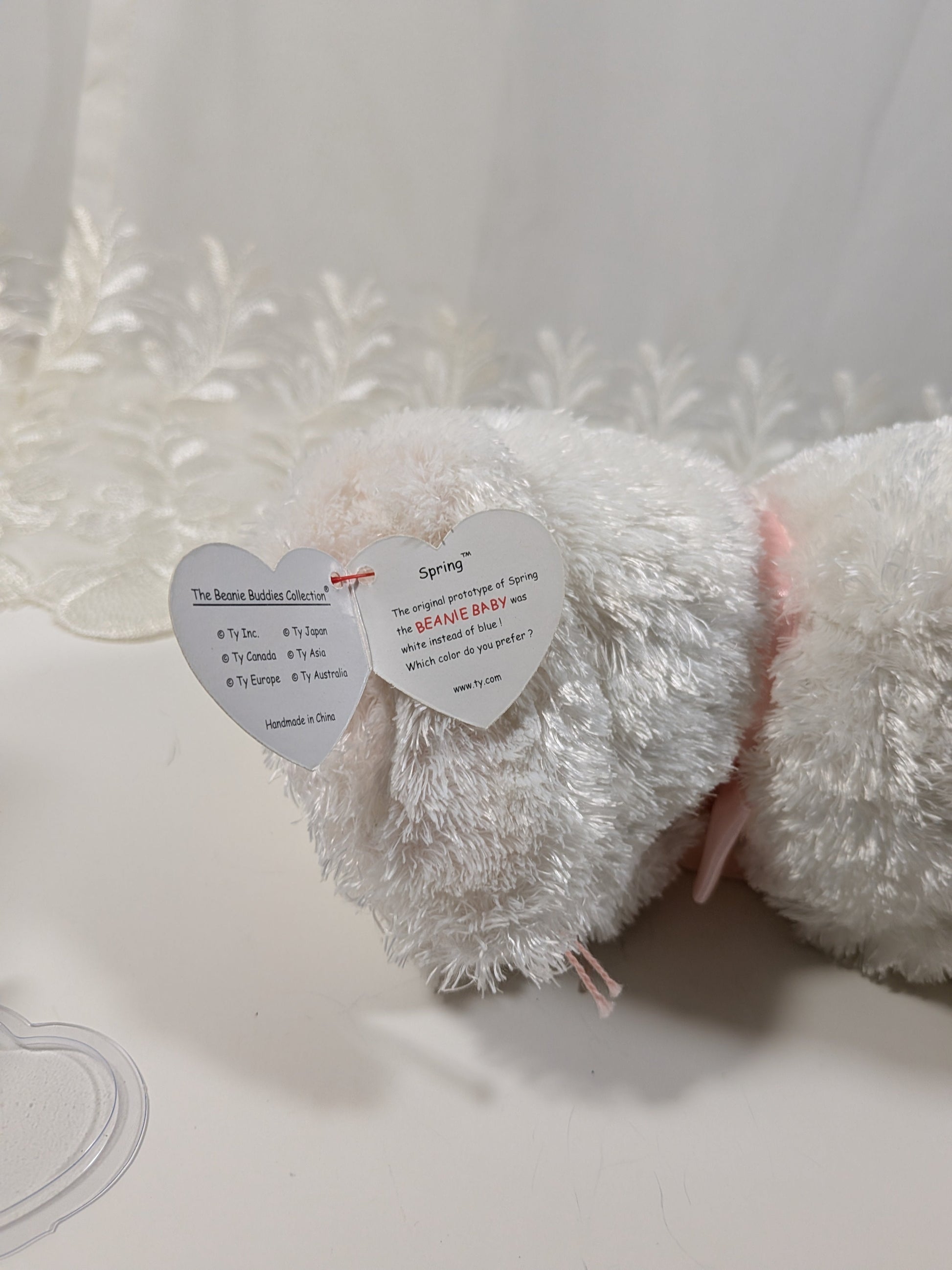 Ty Beanie Buddy - Spring The Bunny Rabbit (11in) - Vintage Beanies Canada