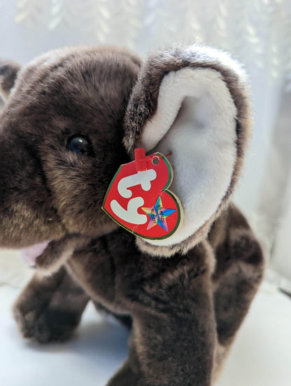 Ty Beanie Buddy - Trumpet The Elephant (10in) - Vintage Beanies Canada