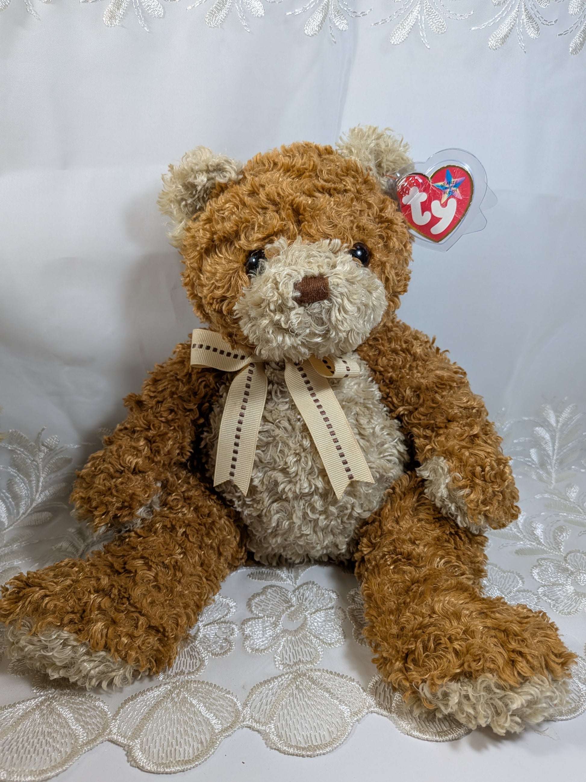 Ty Beanie Buddy - Whittle The Bear (9in) Non - mint Tag - Vintage Beanies Canada