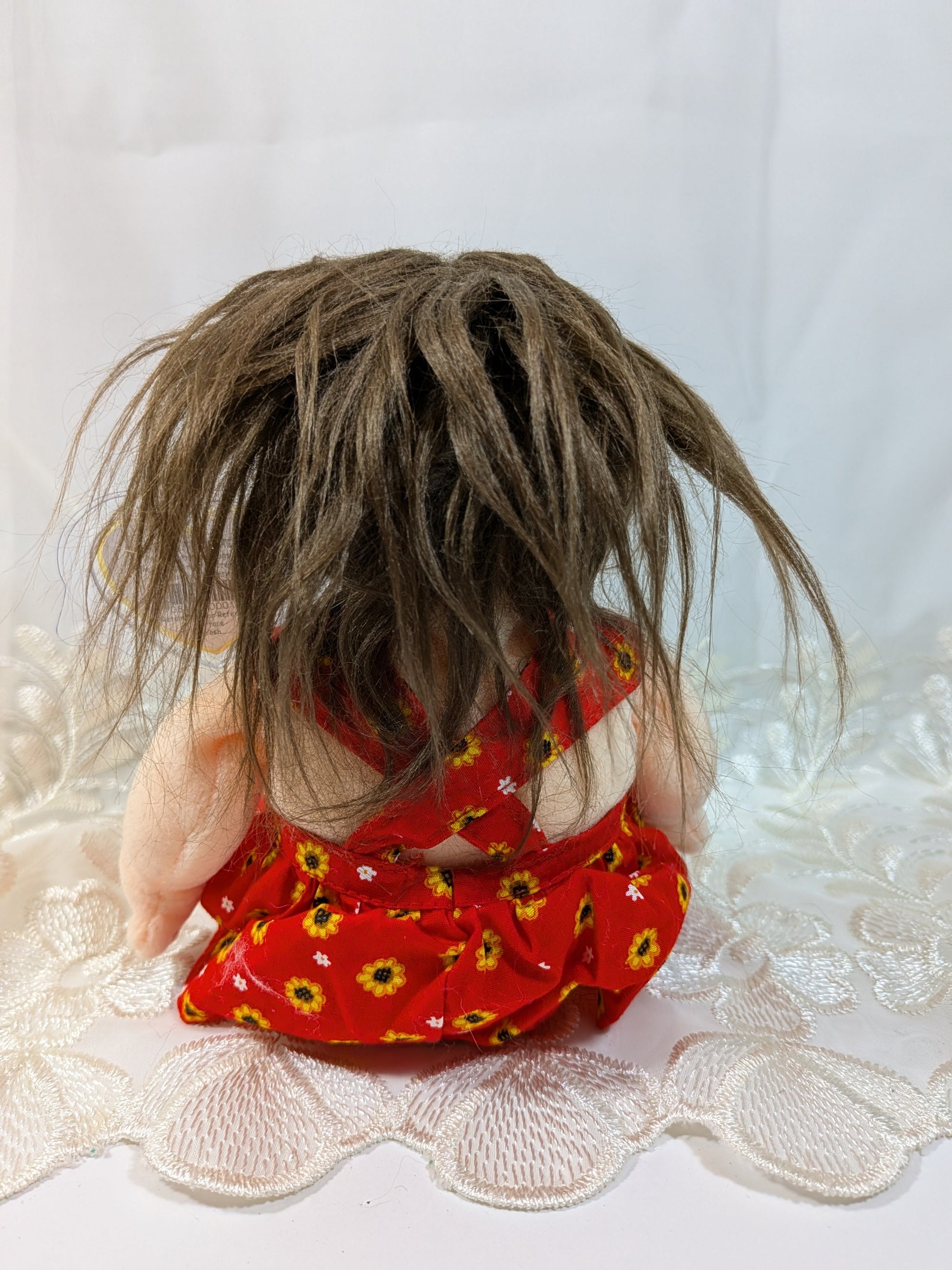 Ty Beanie Kids - Cookie The Doll In Red Dress (10in) - Vintage Beanies Canada