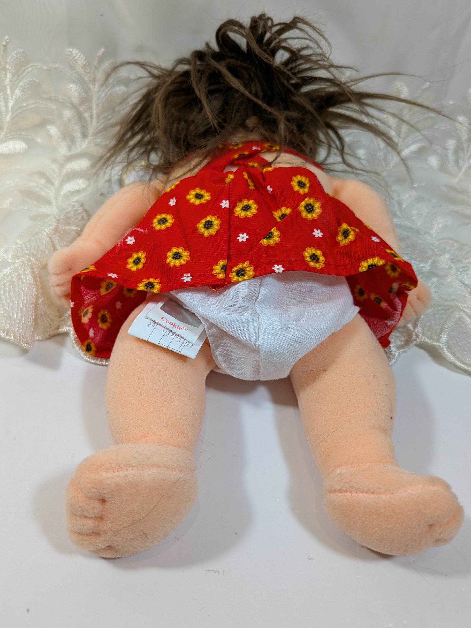 Ty Beanie Kids - Cookie The Doll In Red Dress (10in) - Vintage Beanies Canada