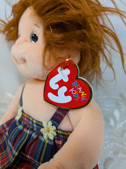 Ty Beanie Kids - Ginger The Red - haired Girl Doll (10in) - Vintage Beanies Canada