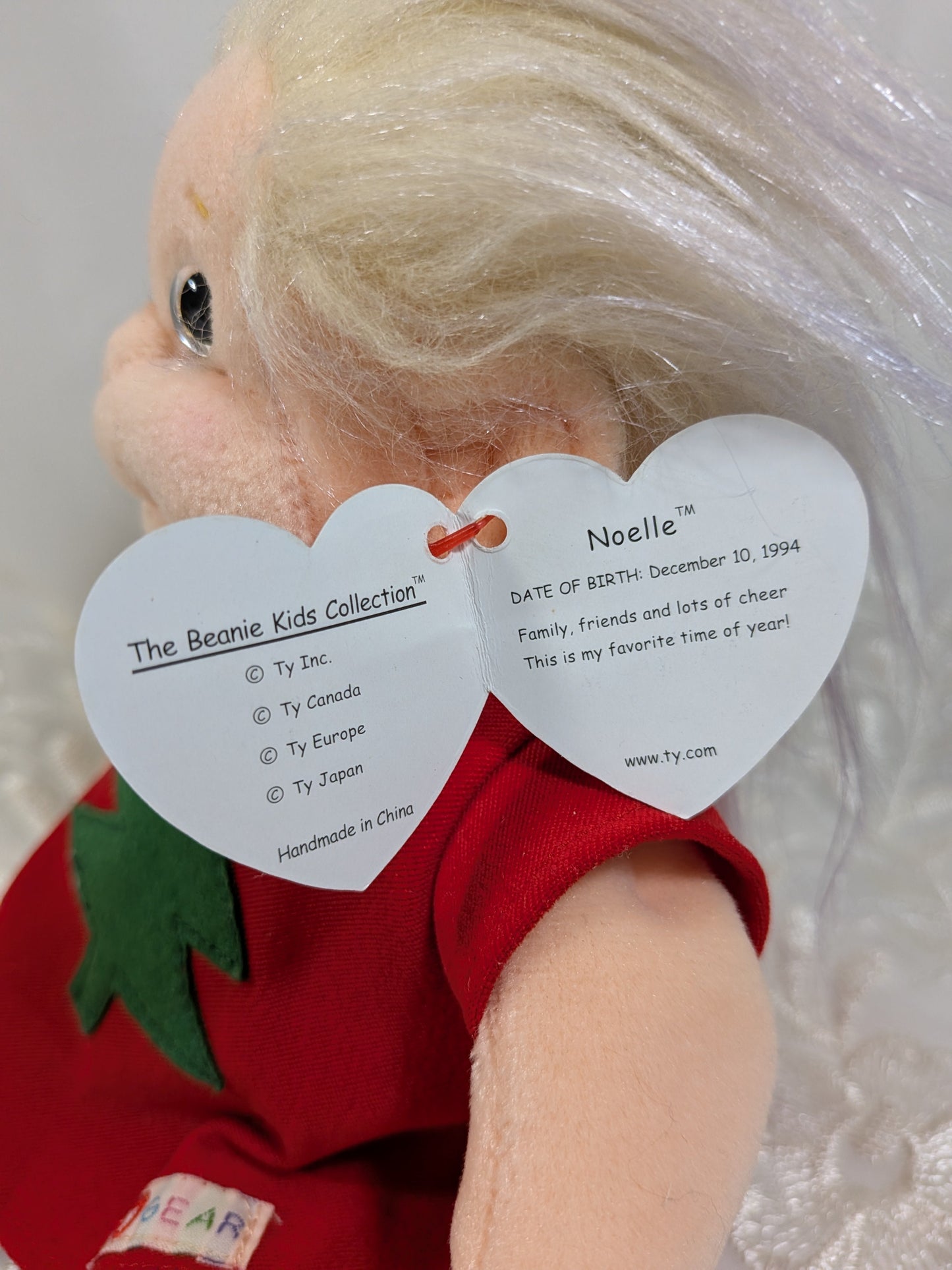 Ty Beanie kids - Noelle The Christmas Doll (9in) - Vintage Beanies Canada