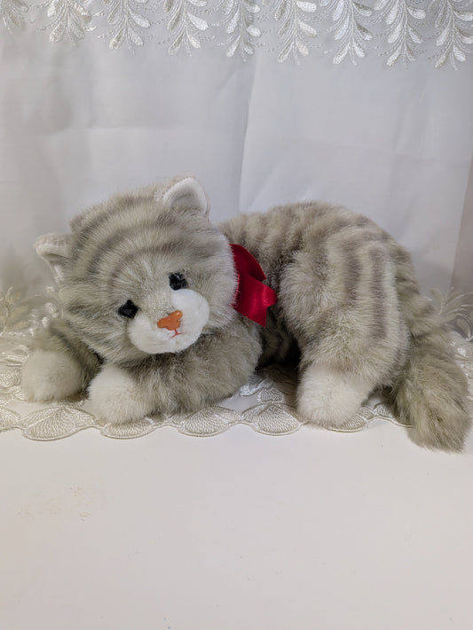 Ty Classic Collection - AL. E KAT The Grey Tabby Cat (16 in) No Tag - Vintage Beanies Canada