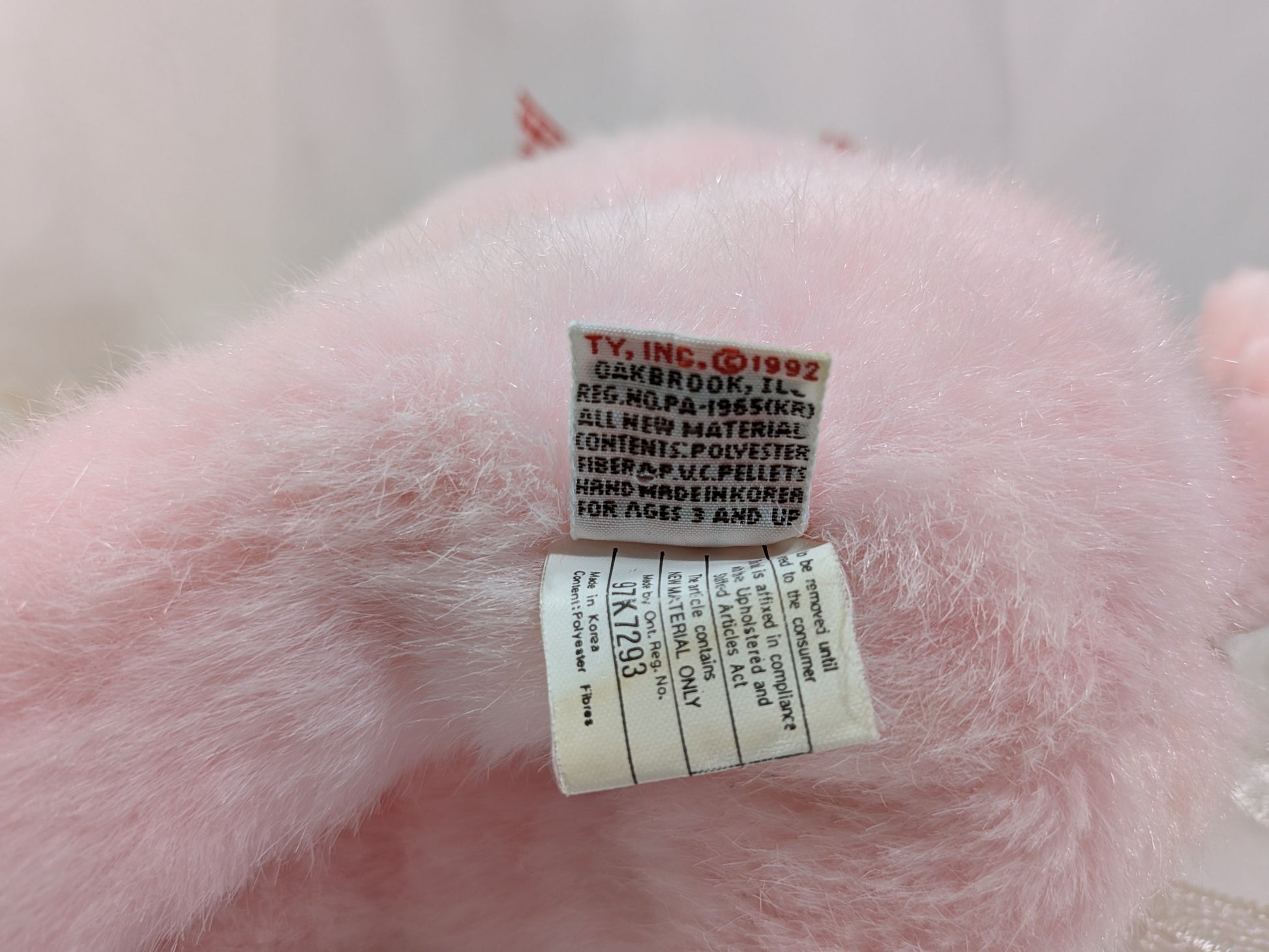 Ty Classic Collection - Baby Petunia The Pig (12in) Non - mint Tag - Vintage Beanies Canada