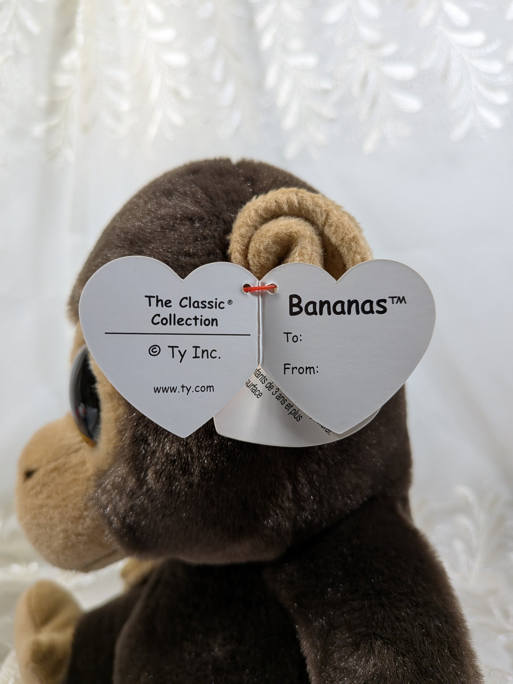 Ty Classic Collection - Bananas The Monkey (9in) - Vintage Beanies Canada