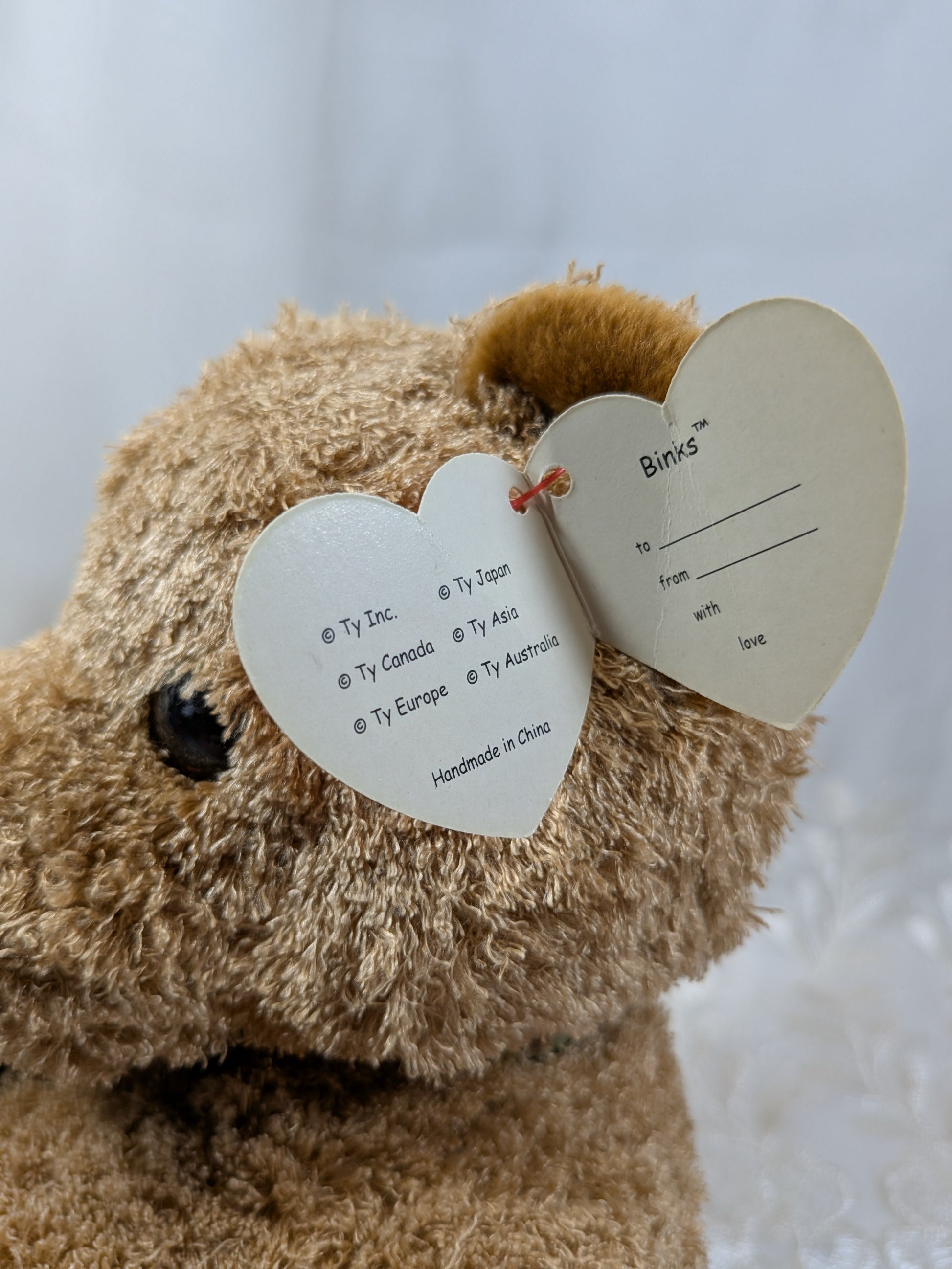 Ty Classic Collection - Binks The Brown Bear (13in) Non - mint Tag - Vintage Beanies Canada