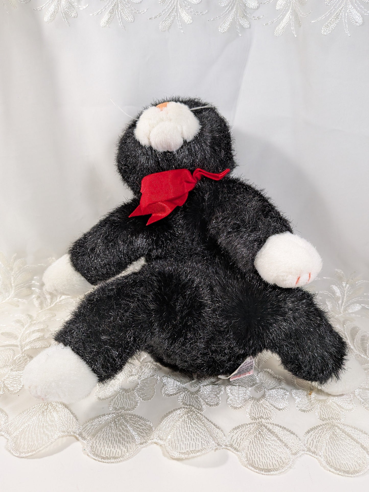 Ty Classic Collection - Boots the Black Cat (10 in) No tag - Vintage Beanies Canada