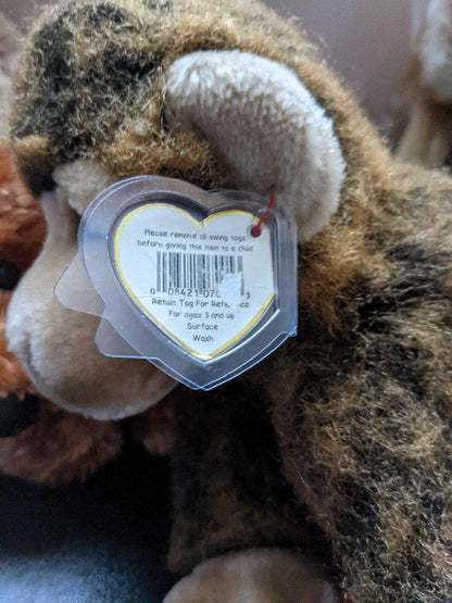 Ty Classic Collection - Cha Cha The Monkey/Chimp (12in) Non-Mint Tag - Vintage Beanies Canada