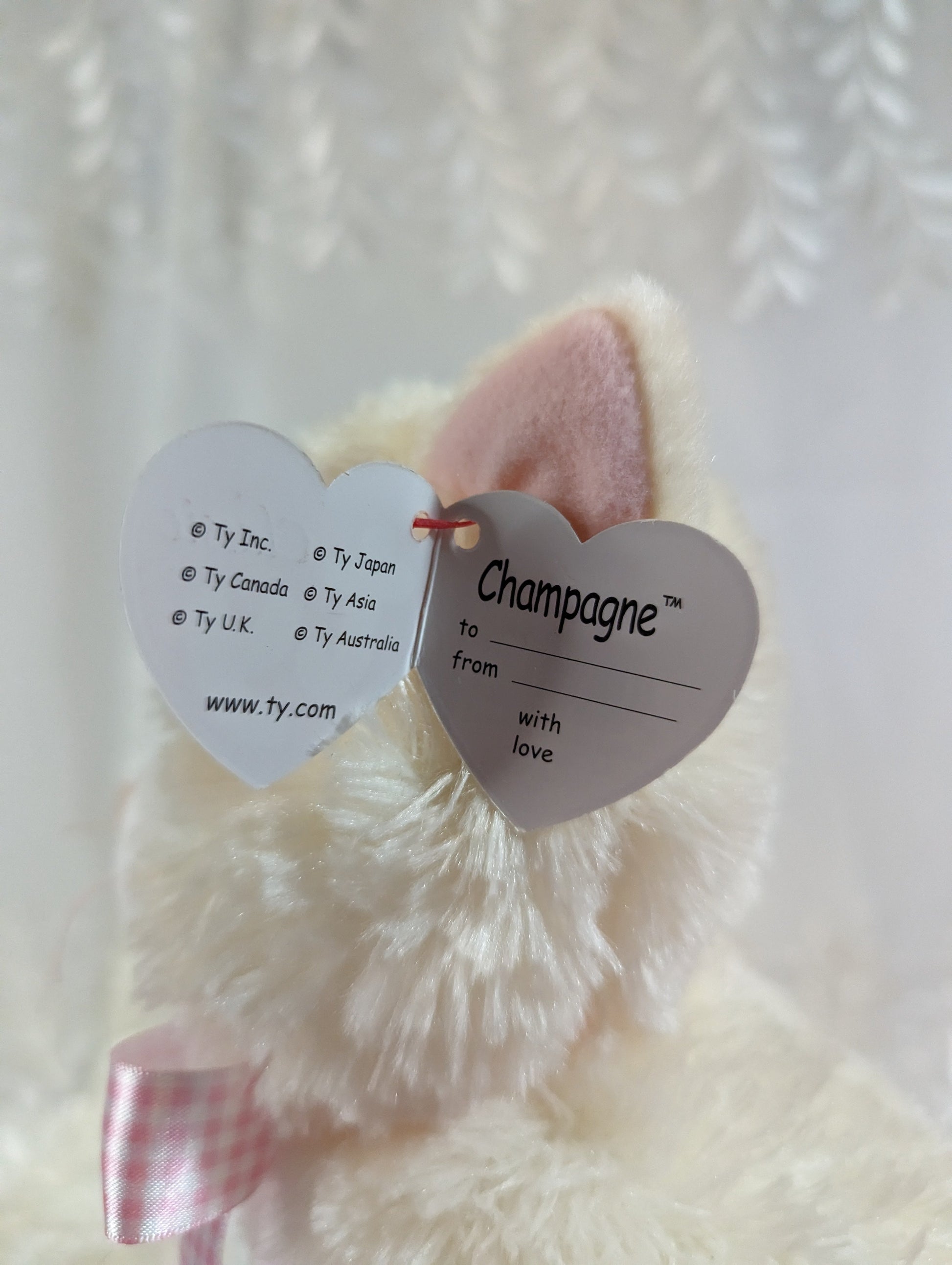 Ty Classic Collection - Champagne The Cat (10in) - Vintage Beanies Canada