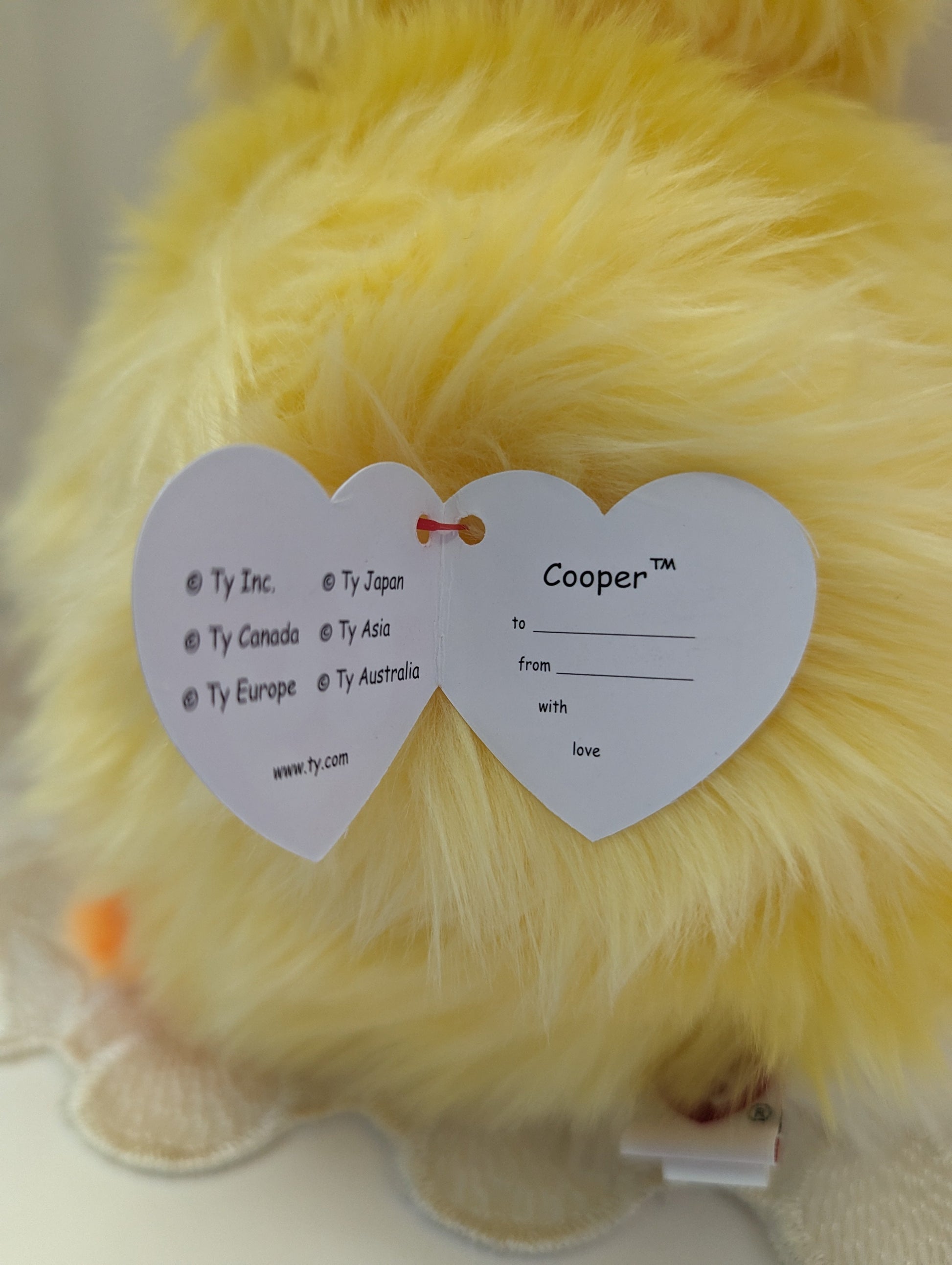 Ty Classic Collection - Cooper The Fuzzy Yellow Chick (9in) - Vintage Beanies Canada