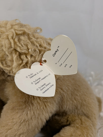 Ty Classic Collection - Corky The Cocker Spaniel Dog (9in) Non - mint Hang Tag - Vintage Beanies Canada