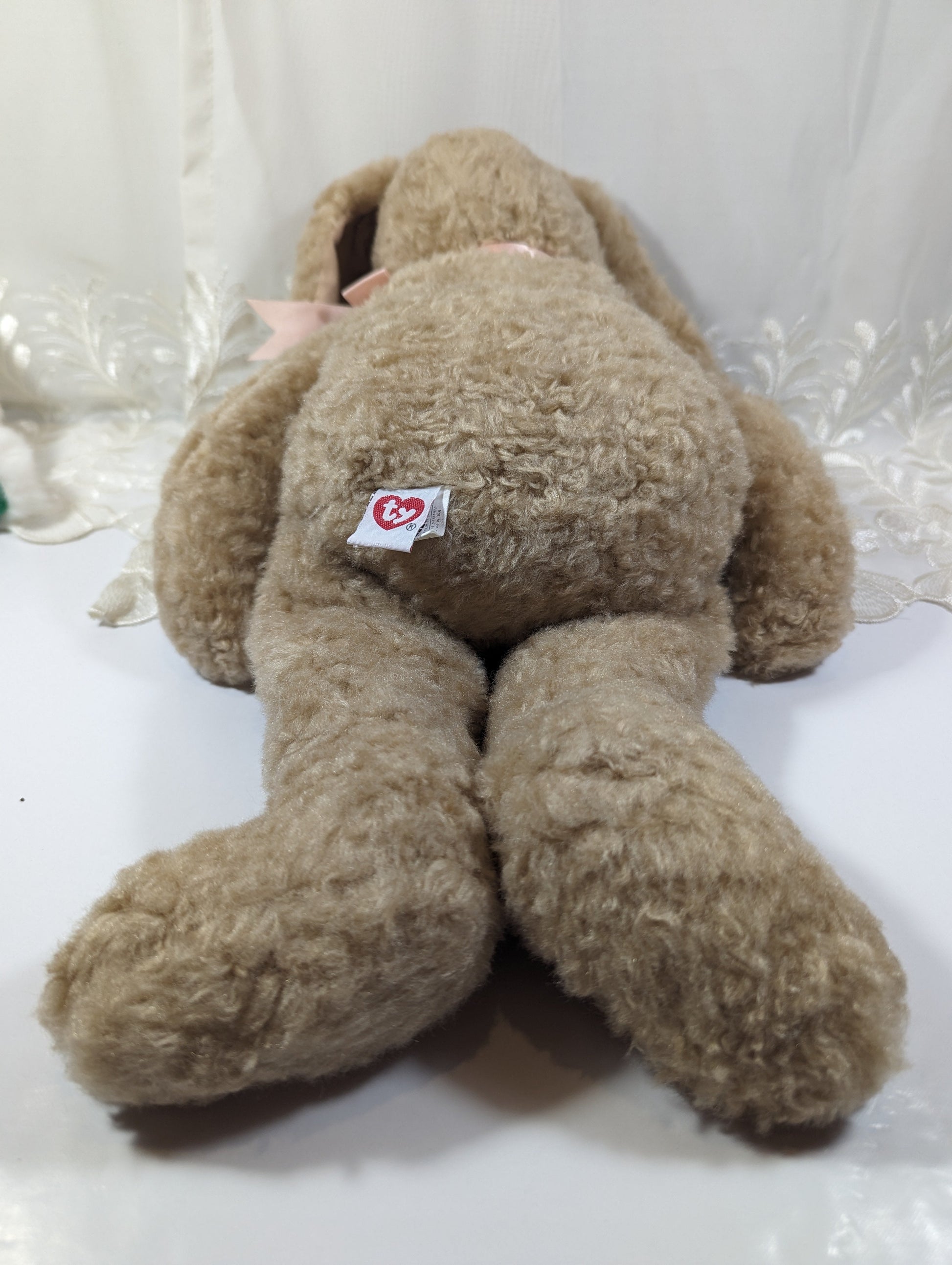 Ty Classic Collection - Curly Bunny The Bunny Rabbit (16 in) Creased Tag - Vintage Beanies Canada