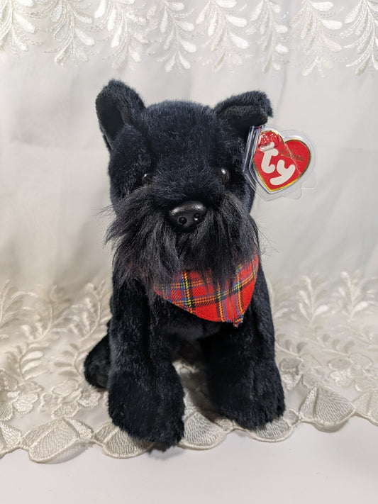 Ty Classic Collection - Dougal The Black Scottie Terrier Dog (12in) Creased Tag - Vintage Beanies Canada