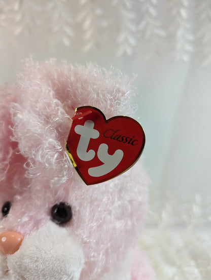 Ty Classic Collection - Eggsworth The Pink Easter Bunny (9in) - Vintage Beanies Canada