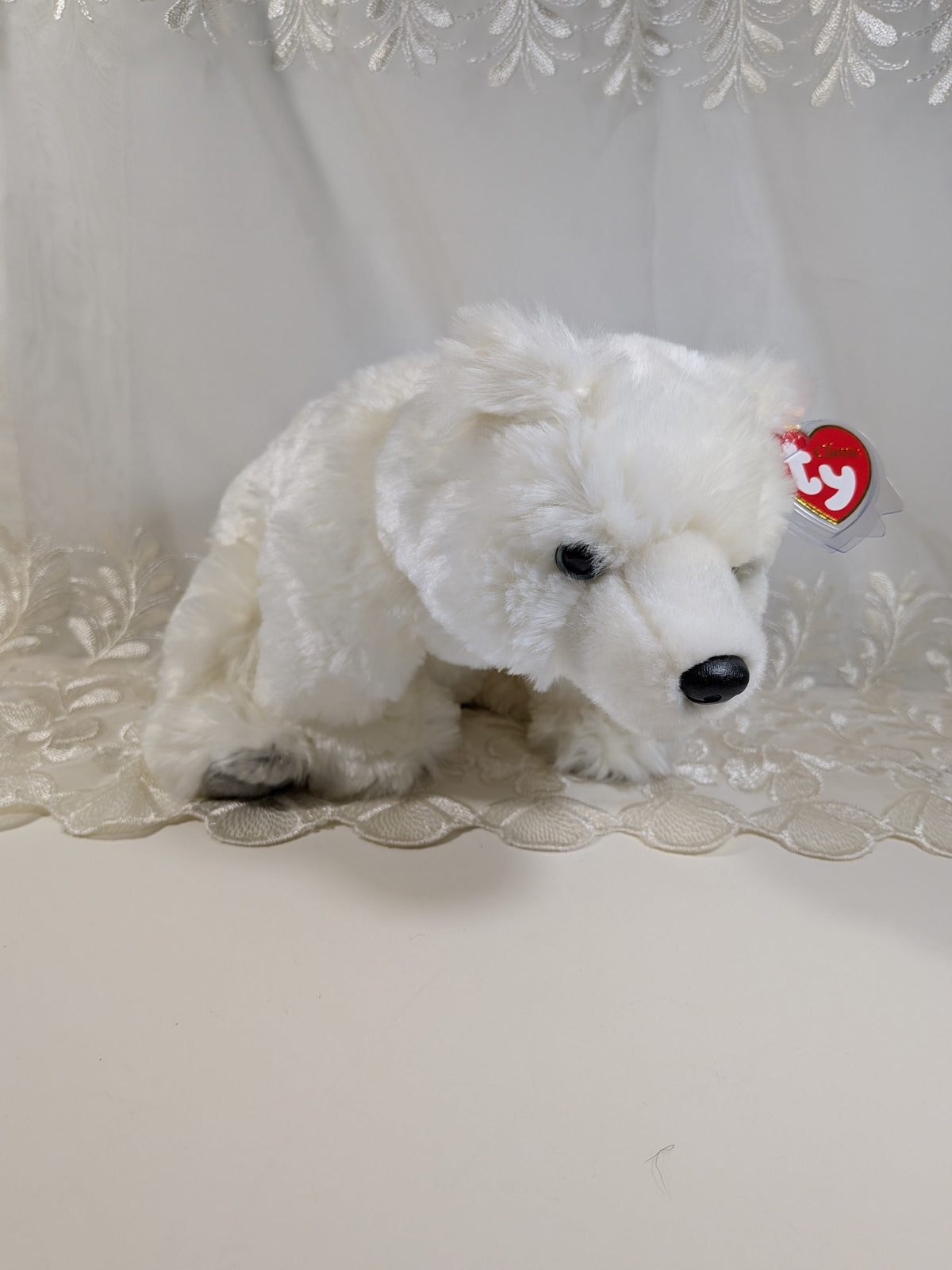 Ty Classic Collection - Iceberg The Polar Bear With Blue Eyes (12in) Near mint tag - Vintage Beanies Canada
