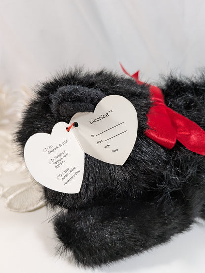 Ty Classic Collection - Licorice The Black Cat (12in) - Vintage Beanies Canada