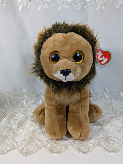 Ty Classic Collection - Louie the Lion (10in) Darker Mane, Scuffed eyes - Vintage Beanies Canada