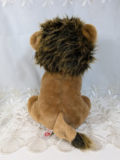 Ty Classic Collection - Louie the Lion (10in) Darker Mane, Scuffed eyes - Vintage Beanies Canada