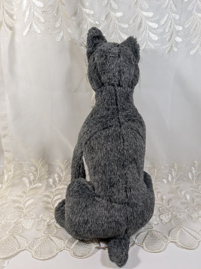 Ty Classic Collection - Max the Grey Schnauzer Dog (12in) No tag - Vintage Beanies Canada