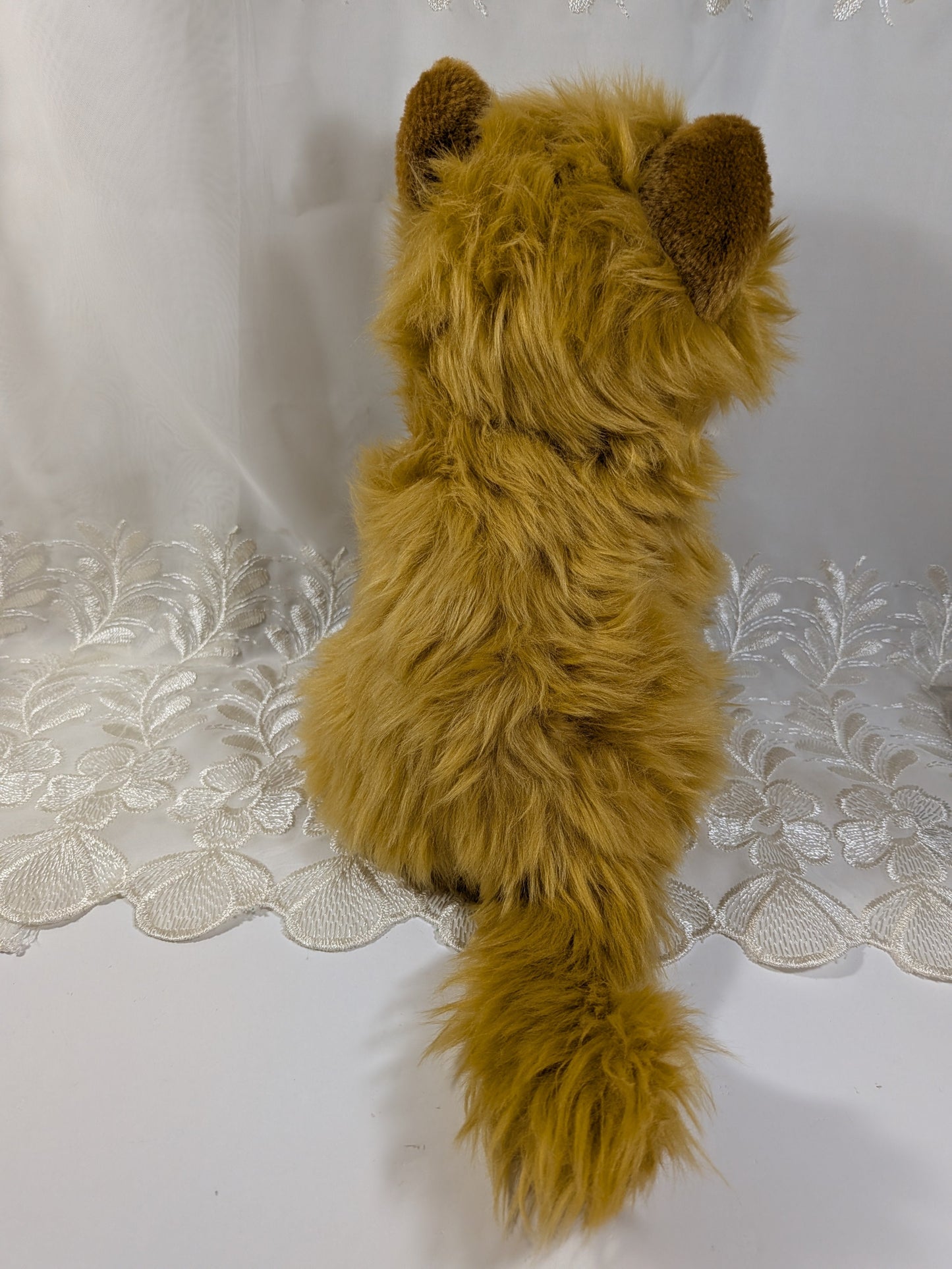 Ty Classic Collection - Monaco the Orange Fluffy Cat (10in) No Tag - Vintage Beanies Canada