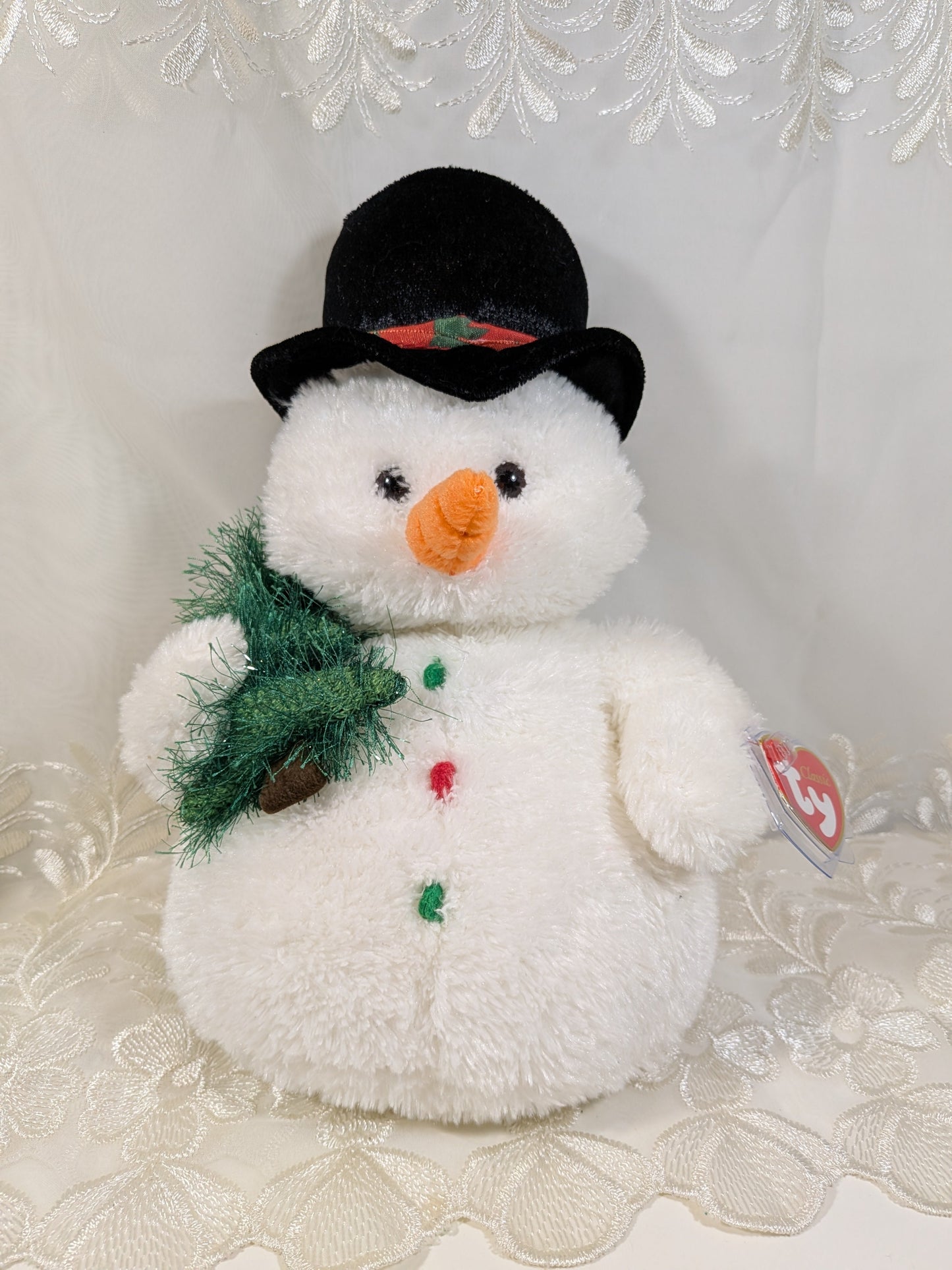 Ty Classic Collection - Mr. Flurries The Snowman (11 in) - Vintage Beanies Canada