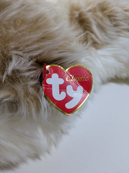 Ty Classic Collection - Perkins the Scruffy Dog (13in) Non-mint Tag - Vintage Beanies Canada