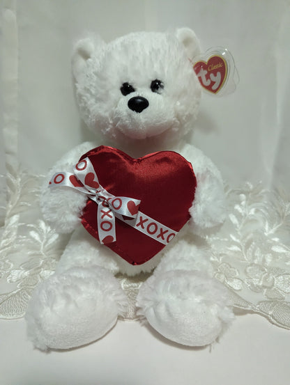 Ty Classic Collection - Romantic The Valentine's Day Bear (14in) - Vintage Beanies Canada