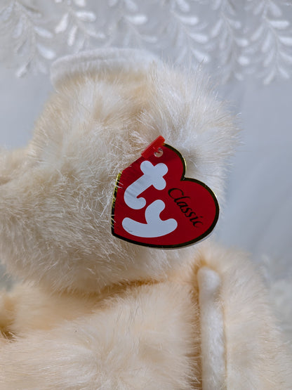Ty Classic Collection - Saint The Peach Angel Bear (11in) - Vintage Beanies Canada