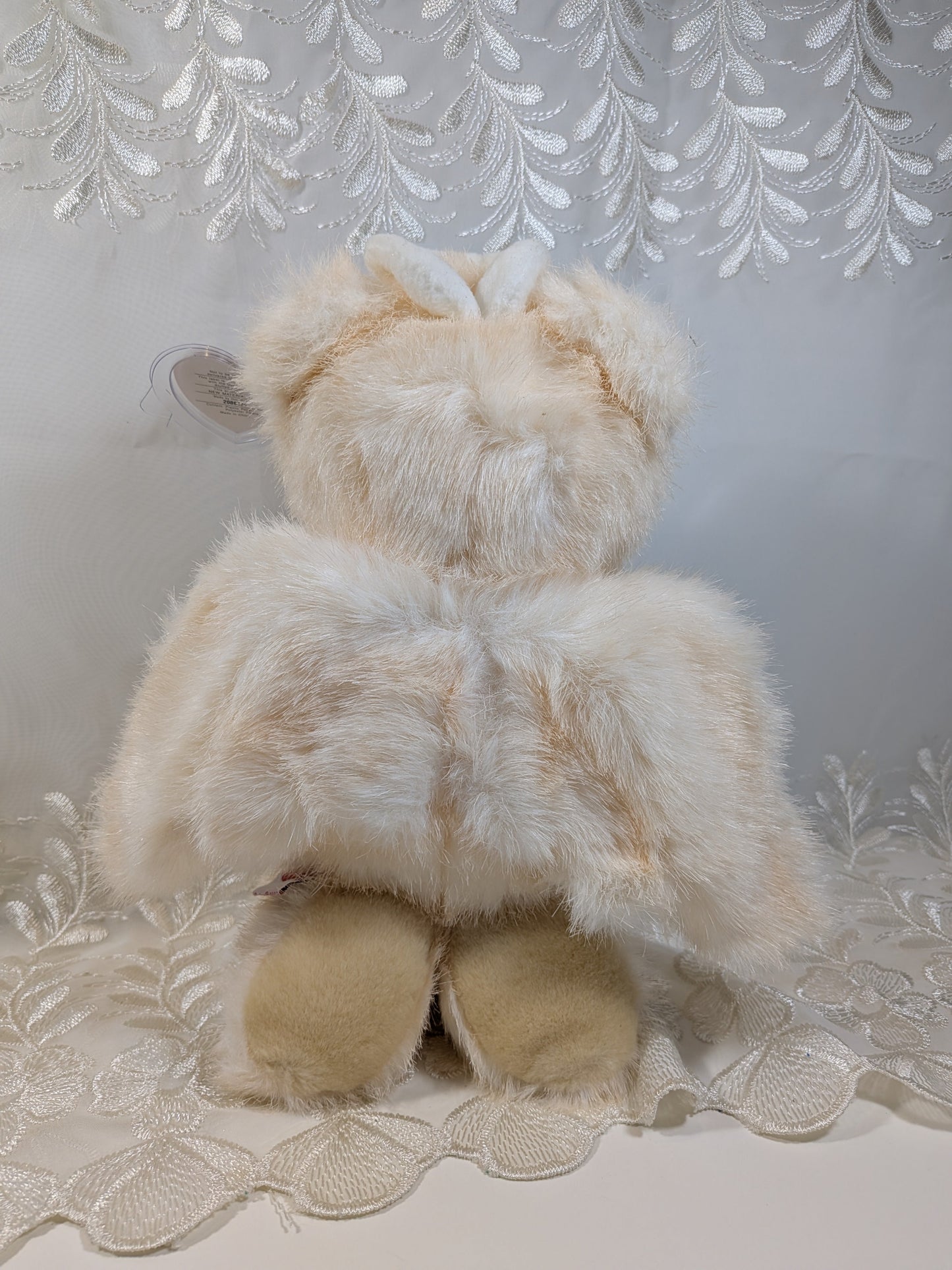 Ty Classic Collection - Saint The Peach Angel Bear (11in) - Vintage Beanies Canada