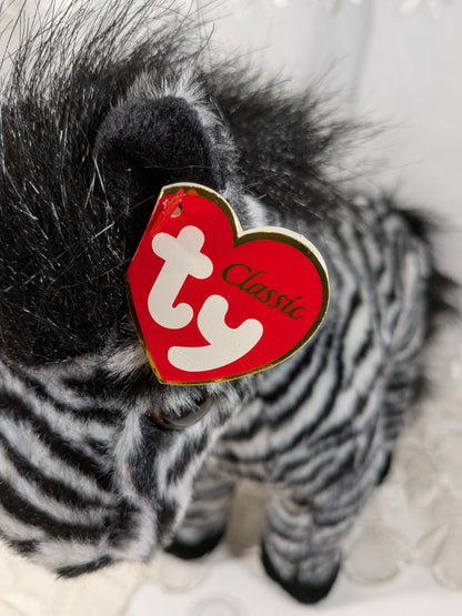 Ty Classic Collection - Serengeti The Zebra (11in) - Vintage Beanies Canada