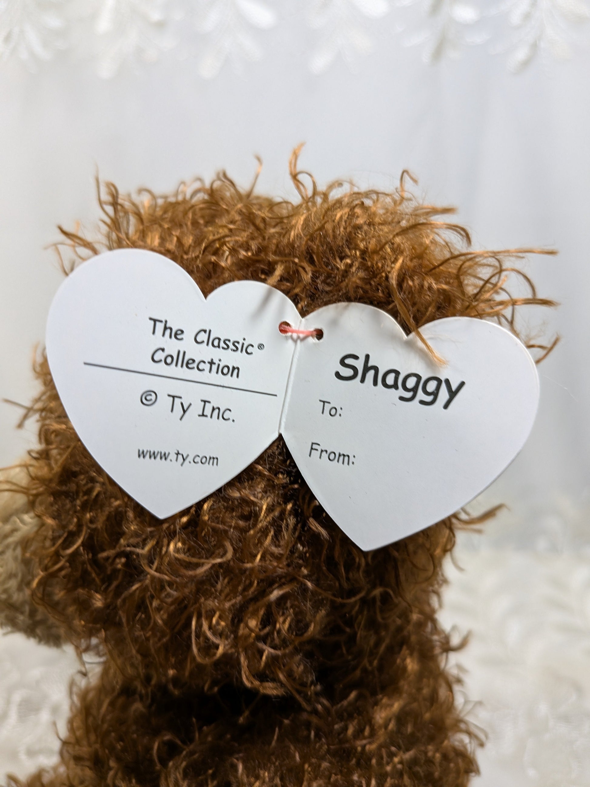 Ty Classic Collection - Shaggy The Brown Teddy Bear (12 in) - Vintage Beanies Canada