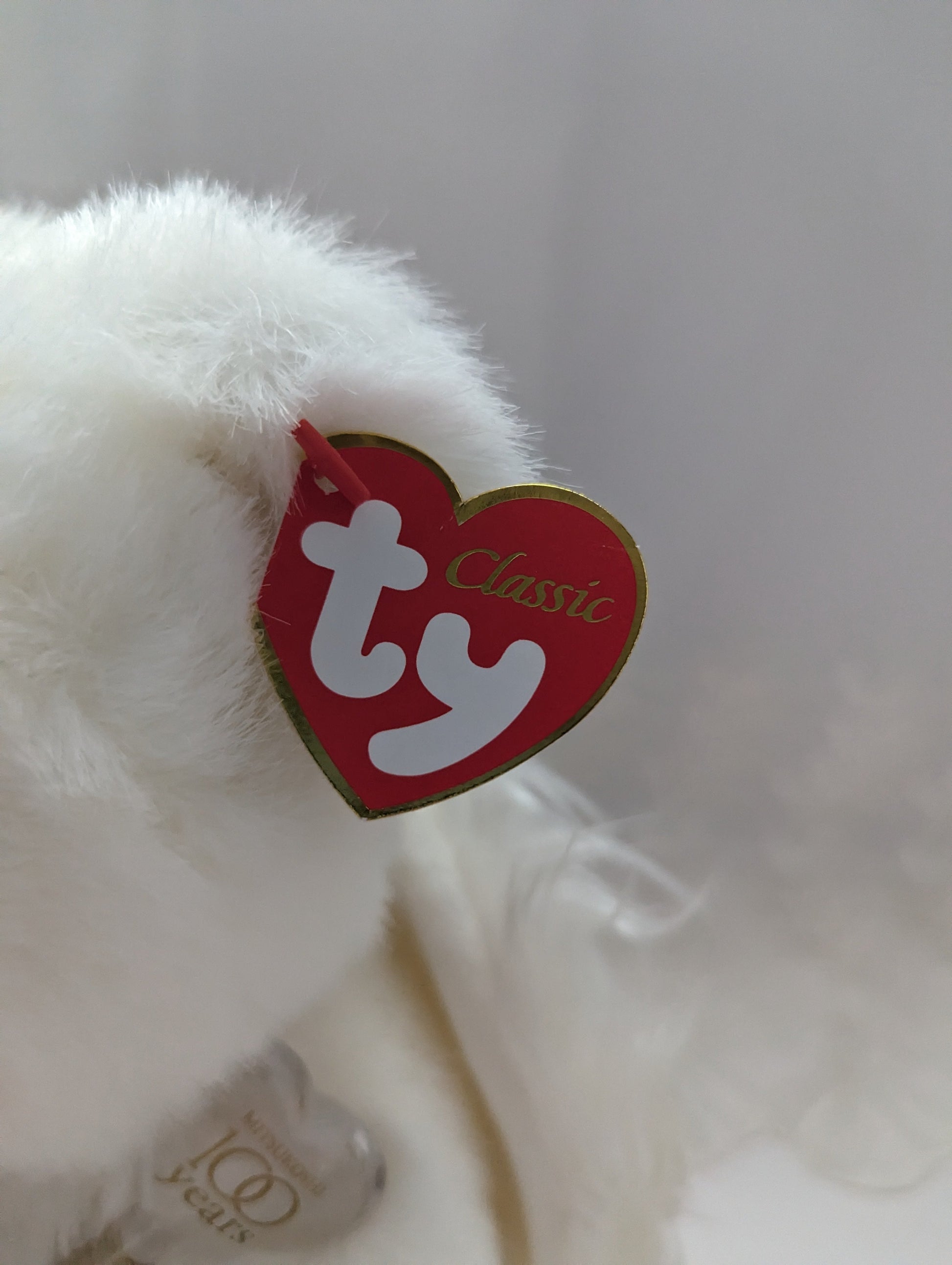 Ty Classic Collection - Snow Angel The White Angel Bear (Japanese exclusive) 12in - Near Mint Tag - Vintage Beanies Canada
