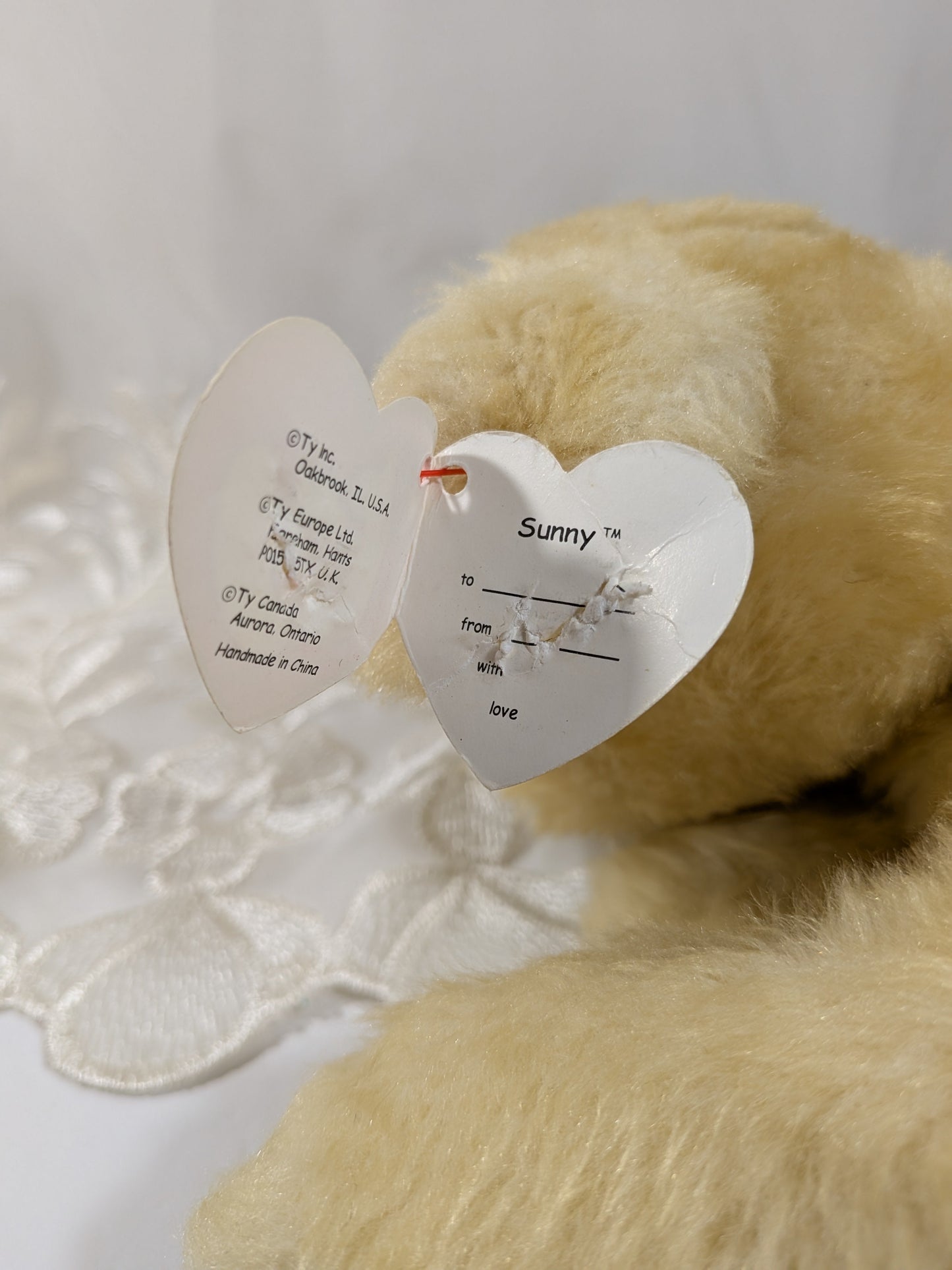 Ty Classic Collection - Sunny the Dog (12 in) Non - mint Hang Tag - Vintage Beanies Canada