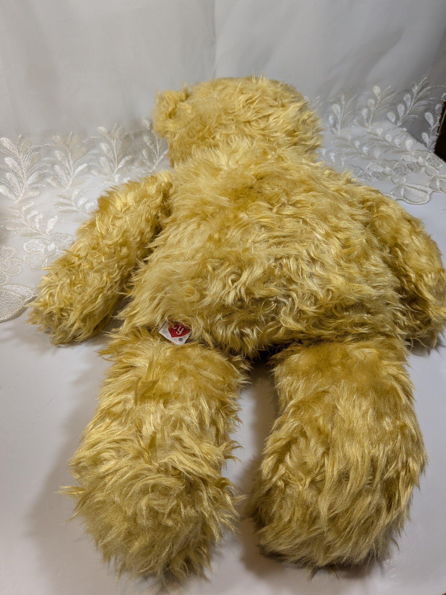 Ty Classic Collection - Vintage Fuzzy Brown Teddy Bear from 1991 (18in) No Tag - Vintage Beanies Canada