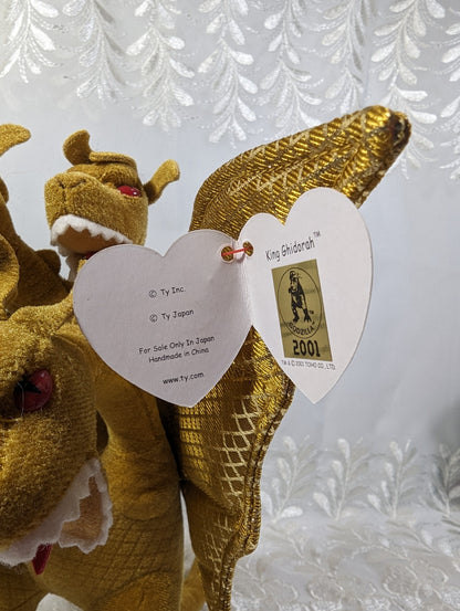 Ty Classic King Ghidorah Godzilla the Three - headed Dragon - Japan Exclusive *RARE* Mint (10in) - Vintage Beanies Canada