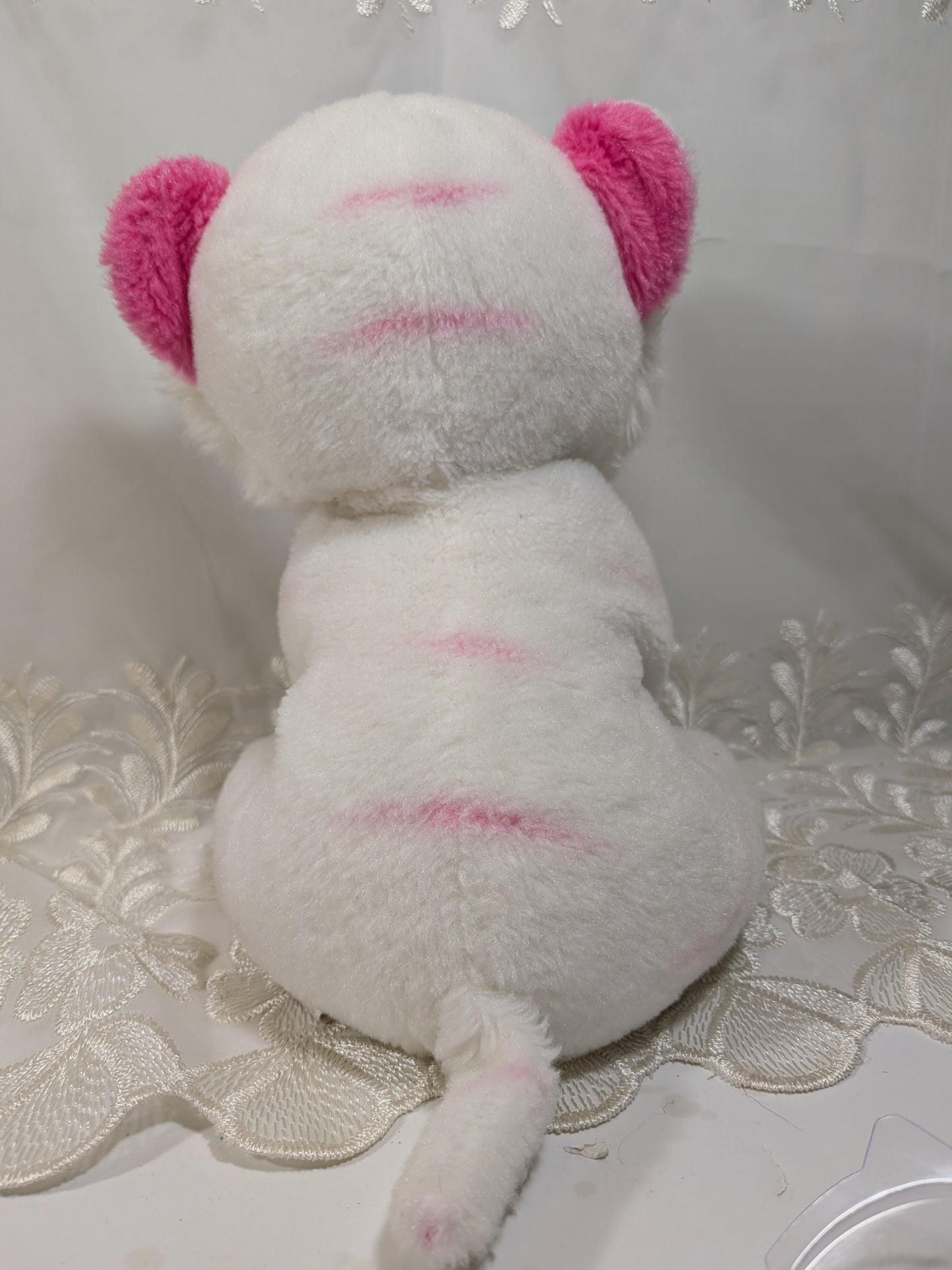 Ty Classic - Tabor the White Tiger (9.5in) no tag - Vintage Beanies Canada