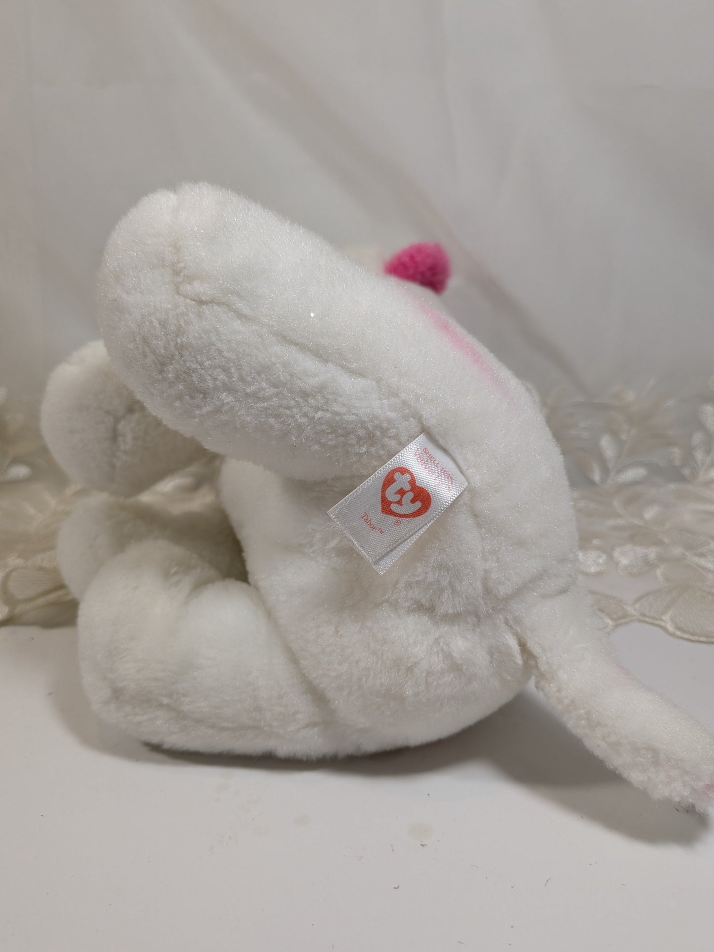 Ty Classic - Tabor the White Tiger (9.5in) no tag - Vintage Beanies Canada