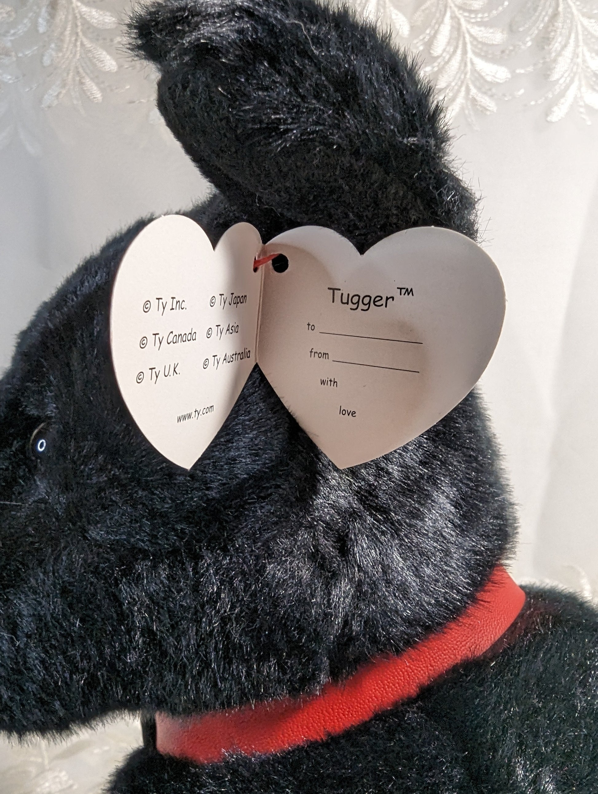Ty Classic - Tugger The Black Lab Dog (11in) - Vintage Beanies Canada