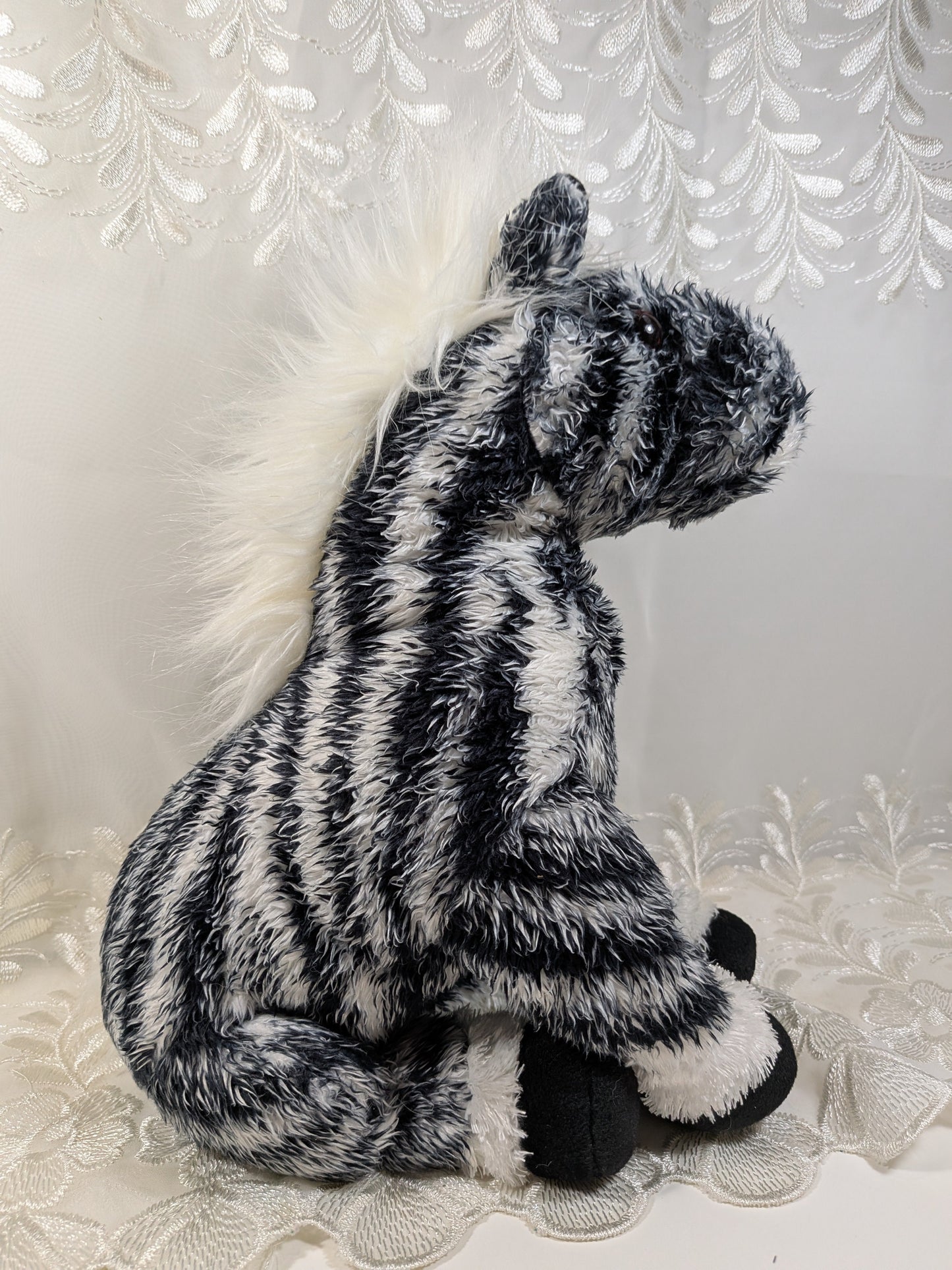 Ty Classics Collection - Kivu the Zebra (12 in) Creased Tag - Vintage Beanies Canada