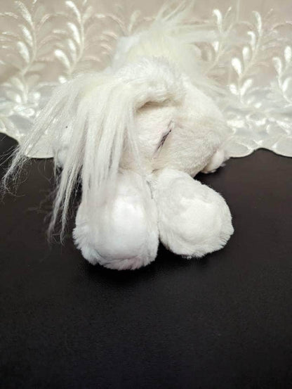 Ty Cuddlys - Angus The White Unicorn (8 in) - Vintage Beanies Canada