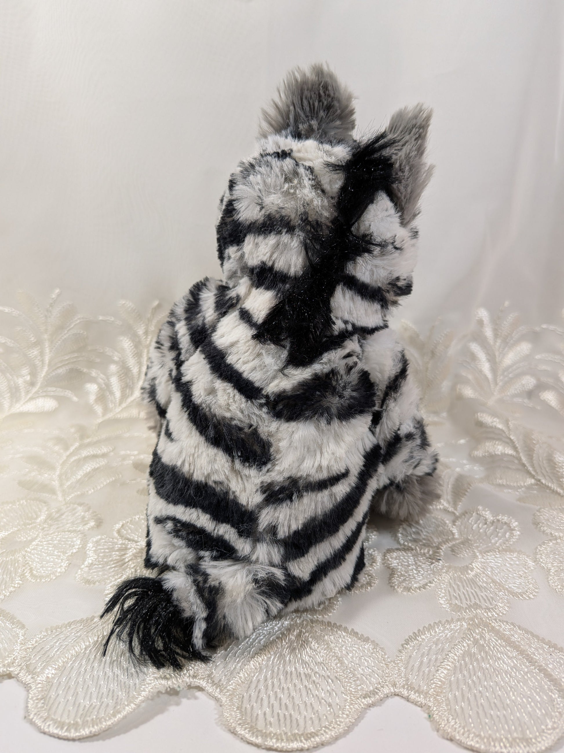 Ty Cuddlys - Zahari The Zebra (8 in) No Tag - Vintage Beanies Canada