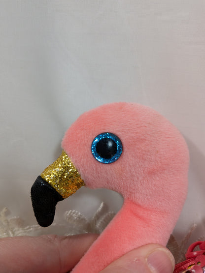 Ty Gear - Gilda The Pink Sequined Flamingo Coin Purse (5in) No tag - Vintage Beanies Canada